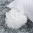 thumbnail image 6 of 15.74x15.74in Cotton Throw Pillow Inserts Core, Soft Fluffy Square Decorative Pillow Form Core for Sofa, Bed, Couch, Cushion Sham Stuffer, 6 of 8