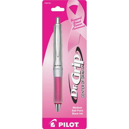 Dr Grip Center Of Gravity - Pilot, PIL36192, Dr. Grip Center of Gravity Pink BCA Pen, 1 Each