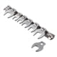 thumbnail image 1 of Juego de Llaves de Pata de Gallo con Tuerca 3/8 Pulgadas, Cabezales de Llave de Cuerno, Cabezales Cuadrados, Herramienta de Hardware, Llave de Llaves de Cuerno de Toro Imperiales, 1 of 5