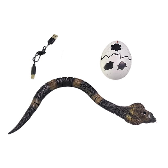 Serpiente de Control remoto, juguete de serpiente móvil, serpiente que avanza, juguete para aterrador, vehículo para gatear, recuerdo de fiesta,