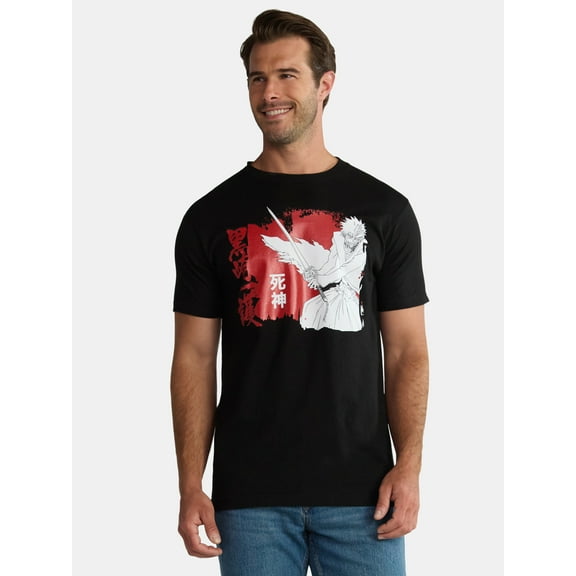 Bleach Men's Graphic Tee with Short Sleeves, Sizes M-XL