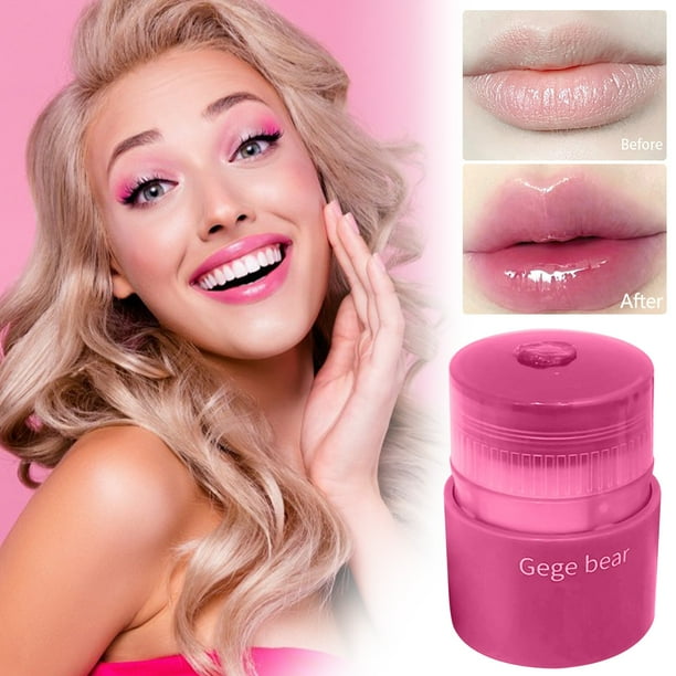 Bálsamo labial hidratante con efecto tinte y brillo, mecanismo de empuje fácil, fórmula ligera y no grasa, mejora el color natural de los labios, hidratación durante todo el día, previene la