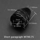 thumbnail image 2 of Mini portabrocas de tres mordazas para amoladoras eléctricas pequeñas (cola larga M8x0,75mm), 2 of 8