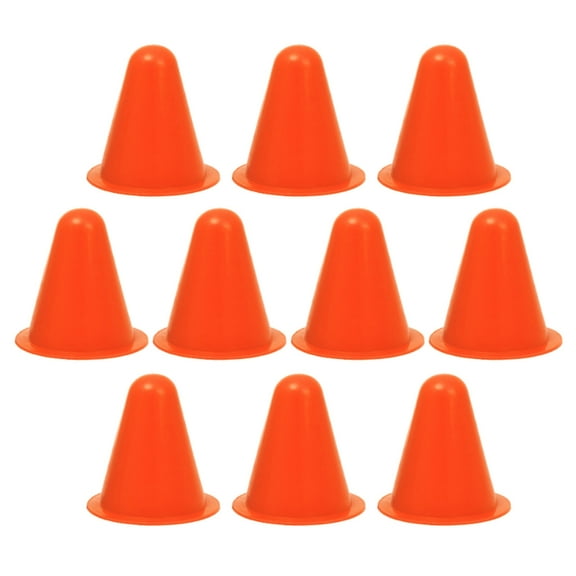 AOOOWER 10 Pcs Roller Skating Cones Training Marker Small Cones Mini Traffic Cones for Kids Games Indoor and Outdoor Sport