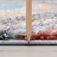 thumbnail image 4 of Shag 8x10 Area Rug Thick (7'10'' x 9'10'') Stripe Multi-Color Living Room Easy to Clean, 4 of 8