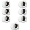 Acoustic Audio R191 In Ceiling / In Wall 7 Speaker Set 2 Way Home Theater Flush Mount