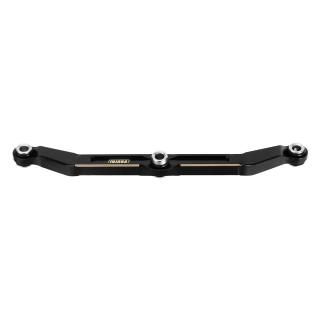 Eslabón de dirección INJORA de latón negro para coche RC Crawler TRX4M 1/18