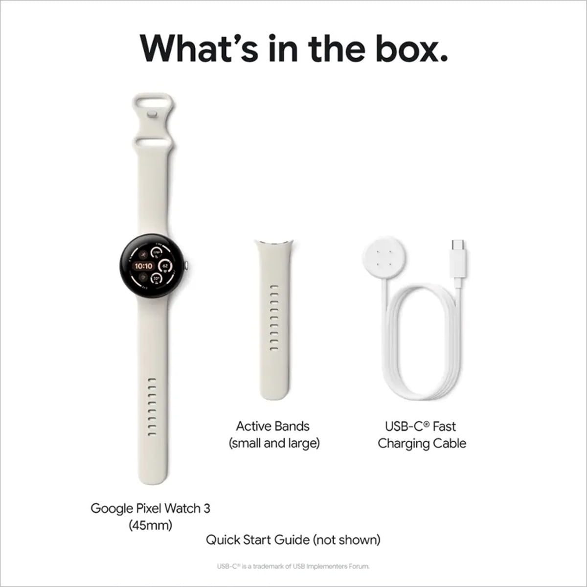 Google Pixel Watch 3 Smart Watch (GPS + Cellular) 45mm Matte Black with Obsidian Band