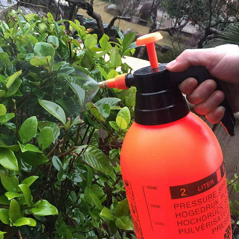 2L Portable Garden Hand Pump Sprayer Pressure Spray Water Bottle Weed  Chemical