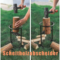 thumbnail image 3 of Log Splitter Heavy Duty Cast Iron Log Splitter Manual Log Splitter Log Splitter Lightweight Firewood Splitter Light Firewood for Home, Outdoor, Camping, 3 of 5