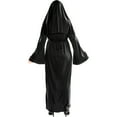 thumbnail image 2 of Amscan Holy Sister Nun Halloween Costume for Women, Plus Size, Includes Veil, Collar, Dress, 2 of 3