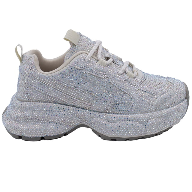 Tenis Sneakers con Brillo para Mujer Berness Peyton Beige