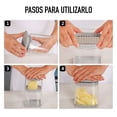 thumbnail image 3 of Cortador de Alimentos Multifuncional con Cuchillas Intercambiables y Contenedor Transparente Modelo CMF-03 (Base Antideslizante, Libre de BPA, Apto para Lavavajillas), 3 of 6