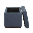 thumbnail image 6 of Bowery Hill Modern Rectangle Sherpa Storage Ottoman in Dark Gray, 6 of 17