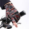 thumbnail image 6 of Fishing Gloves Half Finger Camouflage | Non Slip Silicone Grip | Breathable Sun Protection | Outdoor Cycling Tying Lures | Polyester | 1 Pair | 19.8x10cm | Summer Use, 6 of 6