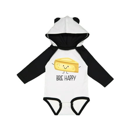 

Inktastic Brie Happy Gift Baby Boy or Baby Girl Long Sleeve Bodysuit