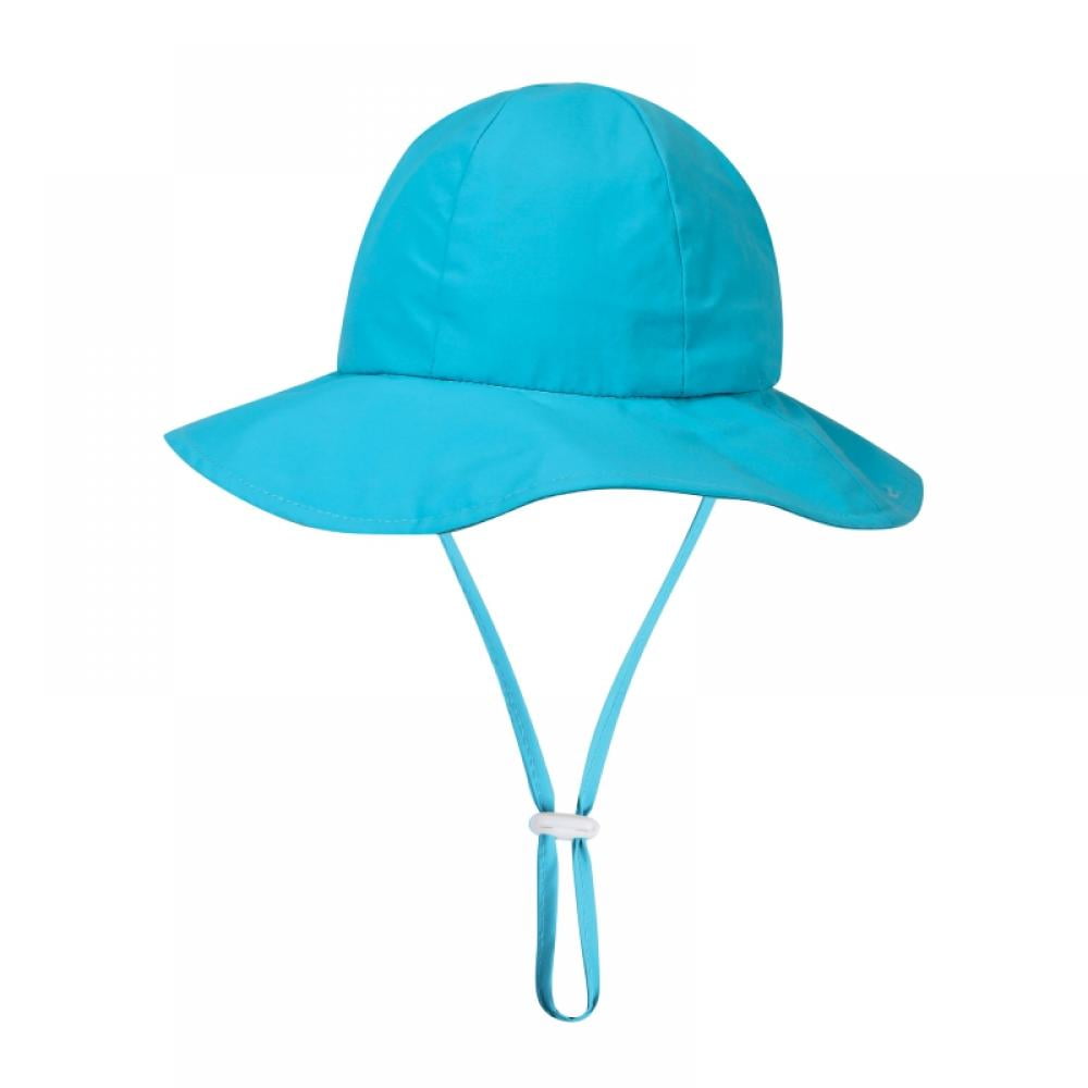 Boys Plain Summer Beanie Bush Sun Hat Childrens Floppy Summer Beach Cotton Cap 