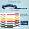 thumbnail image 4 of 32 Rollos de Cinta para IdentificacióN de Instrumentos, Cinta para Autoclave de Colores de 216 Pies/ X 0,4 Pulgadas/, Esterilizable en Autoclave una 270 °F (8 Colores), 4 of 6