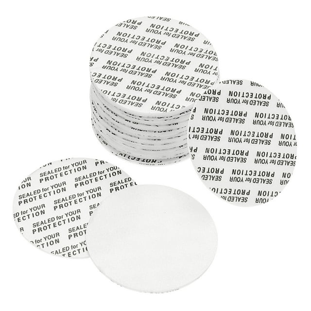Unique Bargains 38mm PS Foam Resistant Tamper Pressure Sensitive Seal White 150 Pack