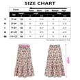 thumbnail image 5 of Maxi Ruffled Skorts for Girls Button Front High Waisted Long Skirt with Belt and Pocket, 5 of 5