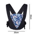 thumbnail image 5 of Portabebés Para Recién Nacidos Desde El Nacimiento, Extra Suave, Portabebés Delantero, Bolsa Portabebés, Ergonómico, Mochila Delantera Y Trasera Para Niños Pequeños Sailing Electrónica, 5 of 5