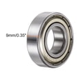 thumbnail image 3 of 6002-ZZ Deep Groove Ball Bearings, Chrome Steel Z2 Double Metal Shielded Bearing 15x32x9mm, 4 Pack, 3 of 5
