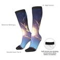 thumbnail image 6 of Fotbe Dreamy Forest Elf print Women's Men's Novelty Crew Socks Cotton Socks Knee High Socks for Walking,Running,Nurses,Pregnancy, 6 of 8