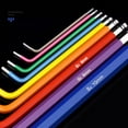 thumbnail image 3 of Coloré 9PCS L Clé Kit Double Tête Allen Clé Ensemble pour Vis Long Bras Hexagonal Clé Clé Outil pour Vélo Réparation Hexagone Long, 3 of 6