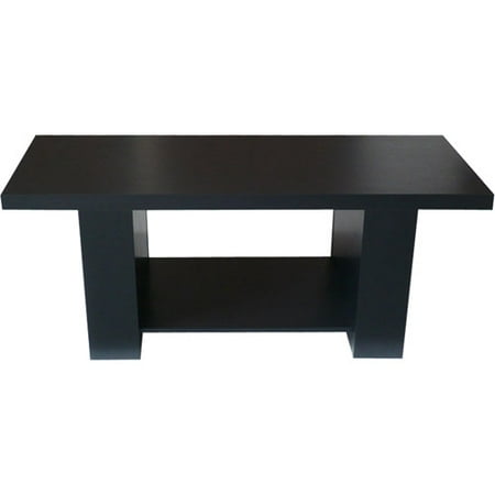 Coffee Table, Black Woodgrain Finish