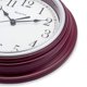 thumbnail image 2 of Westclox Reloj De Pared Redondo Con Movimiento De Cuarzo, Diseño Analógico Contemporáneo, Funciona Con Pilas Para Uso En Interiores (Borgoña 9 Pulgadas), 2 of 5