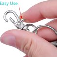 thumbnail image 3 of 100x Alloy Swivel Key Chain Clip Hooks Durable, Quick Release, Multi-Purpose Applications Clip Hooks, 3 of 11