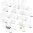 thumbnail image 3 of MesaSe PENGXAING 25Pcs Acrylique Signe Arc Clair Acrylique Signe avec Stand Blanc Arc Nom Signes DIY Arc Numéro de Table Porte Numéros de Table Réutilisables Plaque pour Table de Mariage Pièce Maîtresse Déc, 3 of 11
