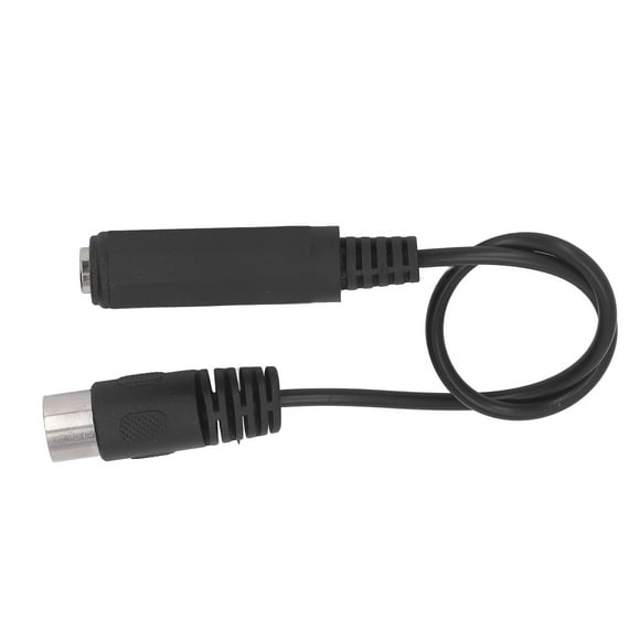 Audio Adapter Cable,6.35mm Female to 5pin Microphone Adapter Cable MIDI Converter Professionally Tested