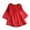 Red, variant on NJGRAE Womens Short Sleeve Tops Fringe Tops for Women Women Casual Embroidery O Neck Short Sleeve Blouse Shirt Loose Ruffle Tops Women’S Spring T-Shirts M