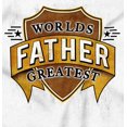 thumbnail image 2 of Worlds Greatest Father Trophy Dad Men's Big & Tall Graphic Hoodie Brisco Brands 5X, 2 of 5