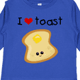 thumbnail image 4 of Inktastic I Love Toast Boys or Girls Long Sleeve Toddler T-Shirt, 4 of 5
