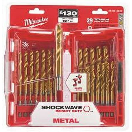 UPC: 0045242353330 | Milwaukee Shockwave 29-Piece Impact Drill & Drive Set 48-89-4632