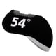 thumbnail image 1 of Funda protectora para cabeza de putter de hierro de lujo para palos de golf deportivos, de 48 degree a 60 degree 54 grados Negro, 1 of 7