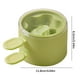 thumbnail image 2 of Cubitos De Hielo Molde de silicona para helado con forma de flor y tapa para desmoldar fácilmente el hielo congelado (verde,1 pieza) Rkxzt, 2 of 9