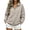 Beige, variant on Quarter Zip Pullover Women Casual Loose Soft Tops Oversized Fall Winter Sweatshirt L