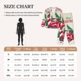thumbnail image 6 of Disketp Pajamas Set Long Sleeve Sleepwear Womens Button Down Nightwear Pj Sets-Merry Christmas 1, 6 of 9