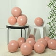 thumbnail image 2 of Efavormart 25 Pack | 10" Dusty Rose Double Stuffed Prepacked Latex Balloons, 2 of 10