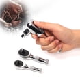 thumbnail image 6 of 72 Teeth Quick Socket Ratchet Wrench Spanner 1/4 3/8 1/2 Short Handle Manual 1/4（6.35Mm）, 6 of 8