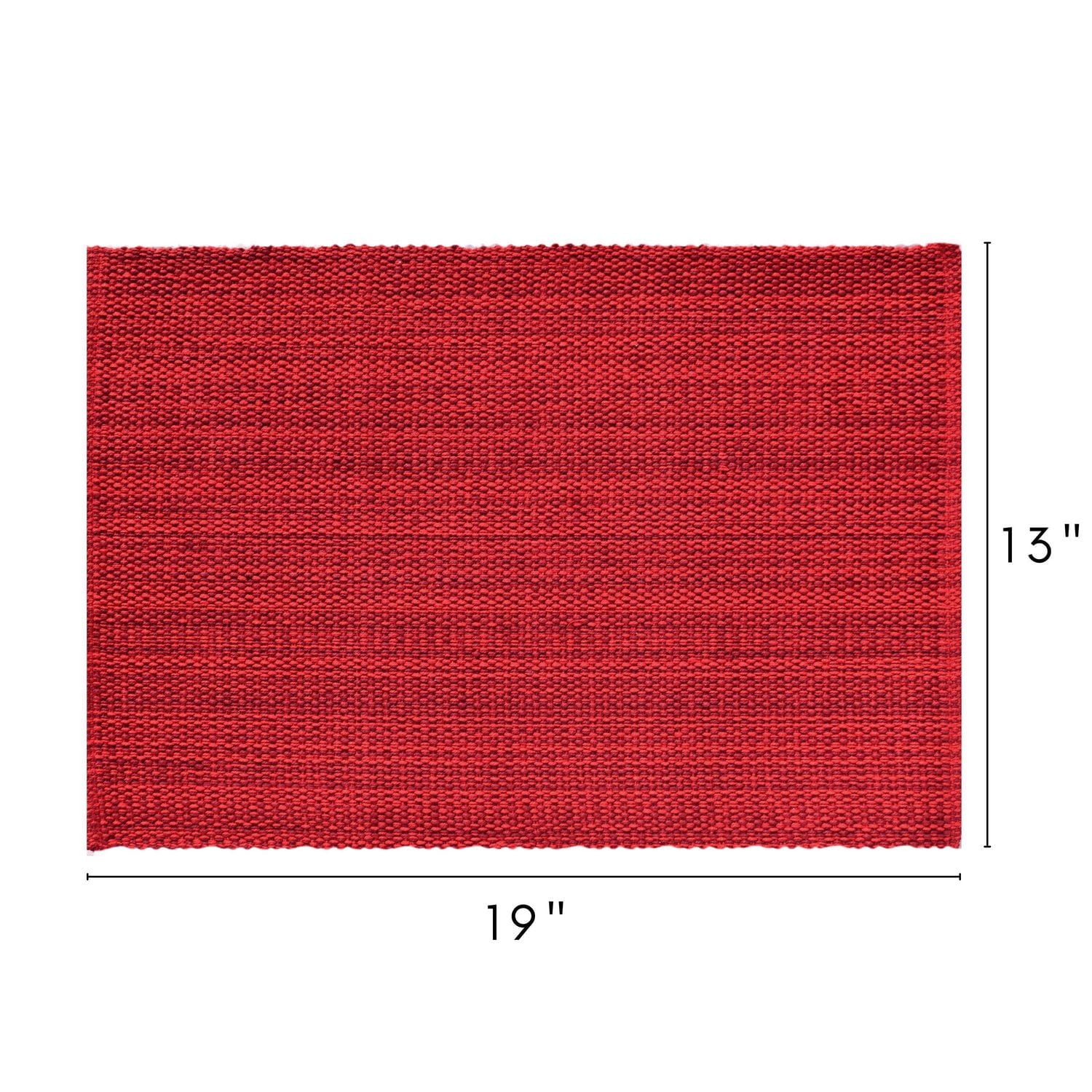 Fabstyles Casual Classic Cotton Placemats Set of 4 Machine Washable Heavyweight Table Mats Perfect for The Kitchen and Dining Table or Outdoor Tables