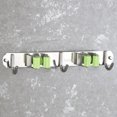 thumbnail image 4 of Soporte de pared para fregona y escoba Ticfox de Acero inoxidable 3+2 hebillas, 4 of 9