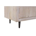 thumbnail image 5 of Sarah 4-Door Media Cabinet in Transitional Ivory Finish Solid Wood on Iron Base, 5 of 6