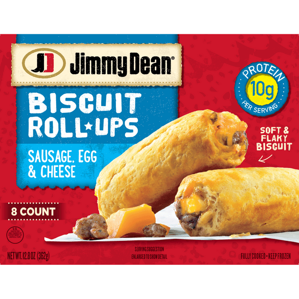 Jimmy Dean® Sausage, Egg & Cheese Biscuit RollUps, 12.8 oz (8 Count