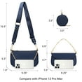 thumbnail image 6 of Messenger Crossbody Bags for Women Shoulder Bag with Mini Coin purse pouch accessory keychain with Wristlet Bag, 6 of 7