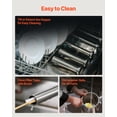 thumbnail image 6 of VEVOR Manual Sausage Stuffer, 7 LBS / 3 L Vertical Meat Stuffer, Heavy Duty Sausage Casing Meat Stuffing Machine, Dual-Speed Stainless Steel Filler with 5 Filling Tubes, for Commercial and Home Use, 6 of 9