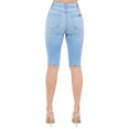 thumbnail image 2 of Lilly Bermuda Shorts in Light Denim, 2 of 6